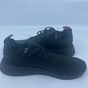 adidas Originals womens Nmd_r1's Sneaker, Core Black/Core Black/Solar Pink, 10.5